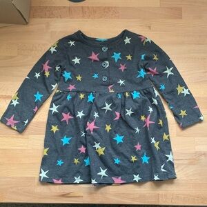 Okie Dokie 2T Stars Dress EUC